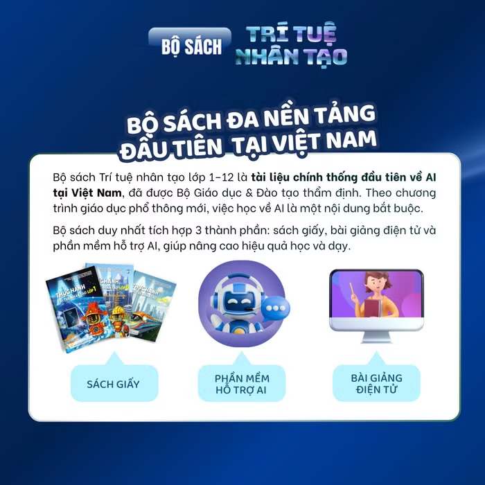 Bộ sách đa nền tảng đầu tiên tại Việt Nam