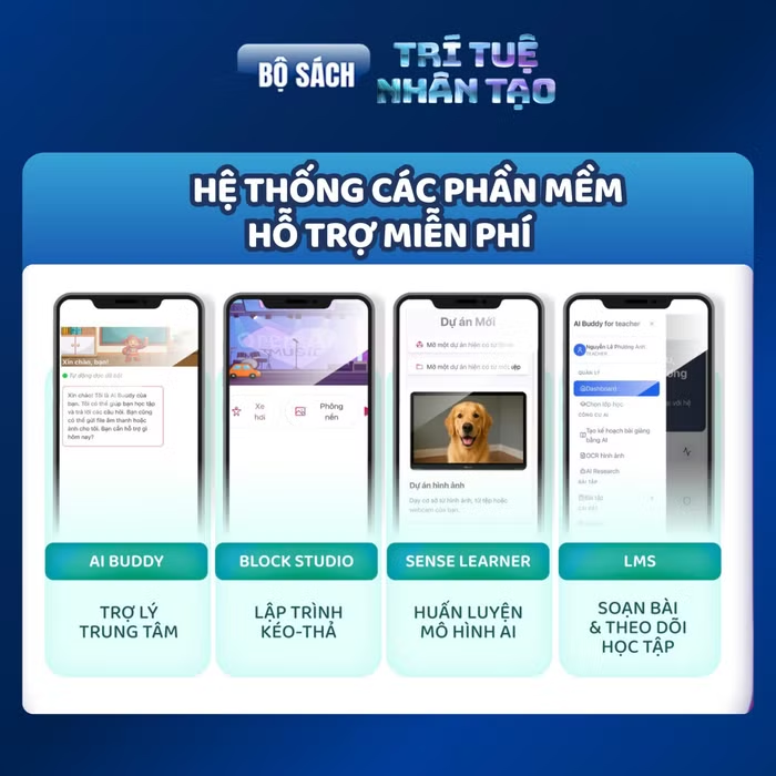 Hệ thống các phần mềm hỗ trợ miễn phí kèm bộ sách